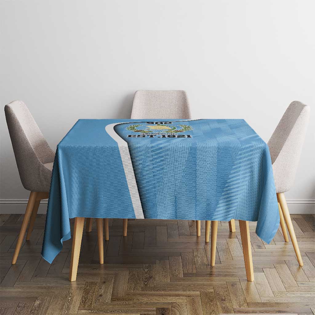 Guatemala Independence Day Tablecloth Since 1821 September 15 - Wonder Print Shop