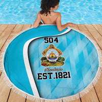 Honduras Independence Day Beach Blanket Since 1821 September 15 - Wonder Print Shop