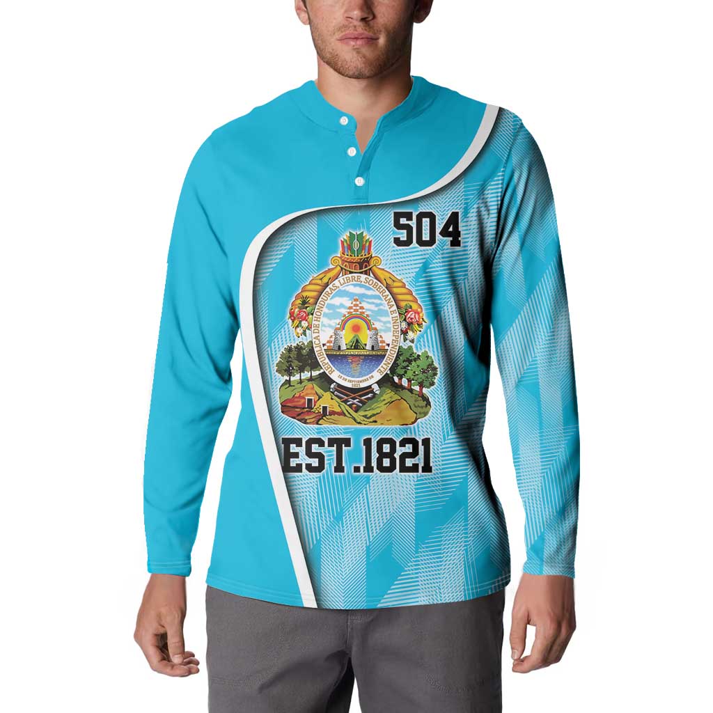 Honduras Independence Day Button Sweatshirt Since 1821 September 15 - Wonder Print Shop