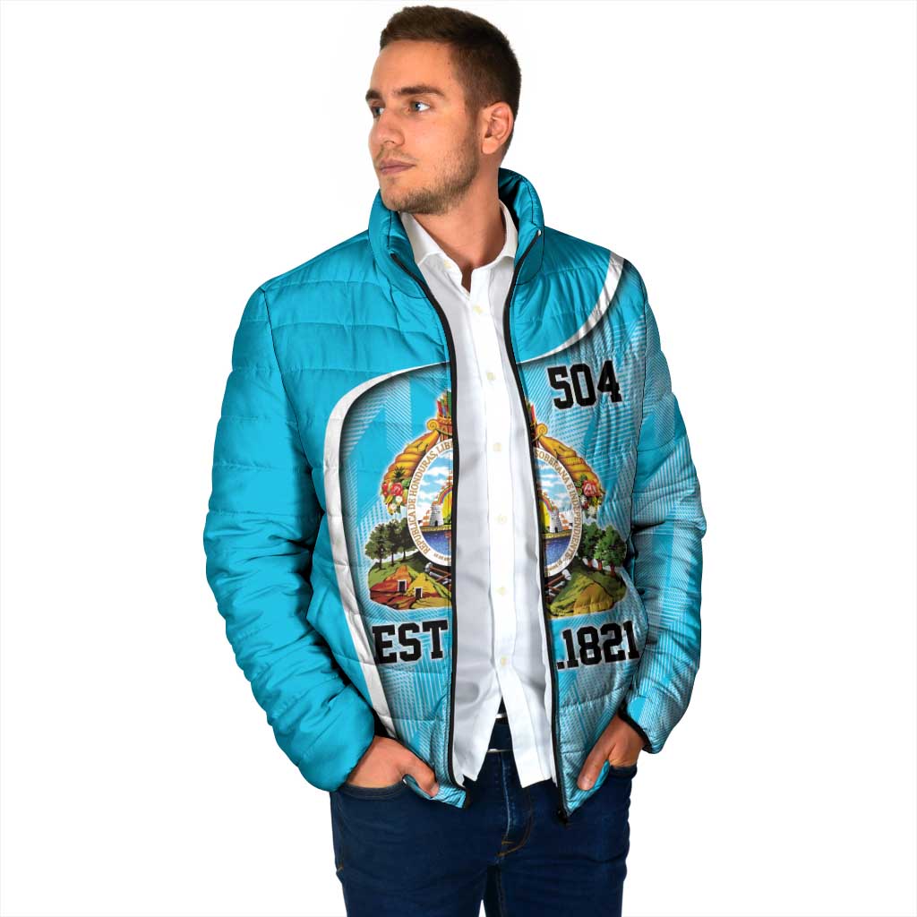 Honduras Independence Day Padded Jacket Since 1821 September 15 - Wonder Print Shop