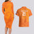 Custom Netherlands Soccer Couples Matching Long Sleeve Bodycon Dress and Hawaiian Shirt Nederlands Vrouwenvoetbalelftal Go World Cup 2023 LT9 - Wonder Print Shop