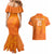 Custom Netherlands Soccer Couples Matching Mermaid Dress and Hawaiian Shirt Nederlands Vrouwenvoetbalelftal Go World Cup 2023 LT9 - Wonder Print Shop