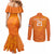 custom-netherlands-soccer-couples-matching-mermaid-dress-and-long-sleeve-button-shirts-nederlands-vrouwenvoetbalelftal-go-world-cup-2023