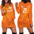 Custom Netherlands Soccer Hoodie Dress Nederlands Vrouwenvoetbalelftal Go World Cup 2023 - Wonder Print Shop