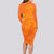 Custom Netherlands Soccer Long Sleeve Bodycon Dress Nederlands Vrouwenvoetbalelftal Go World Cup 2023 - Wonder Print Shop