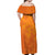 Custom Netherlands Soccer Off Shoulder Maxi Dress Nederlands Vrouwenvoetbalelftal Go World Cup 2023 - Wonder Print Shop