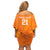 Custom Netherlands Soccer Off Shoulder Short Dress Nederlands Vrouwenvoetbalelftal Go World Cup 2023 - Wonder Print Shop