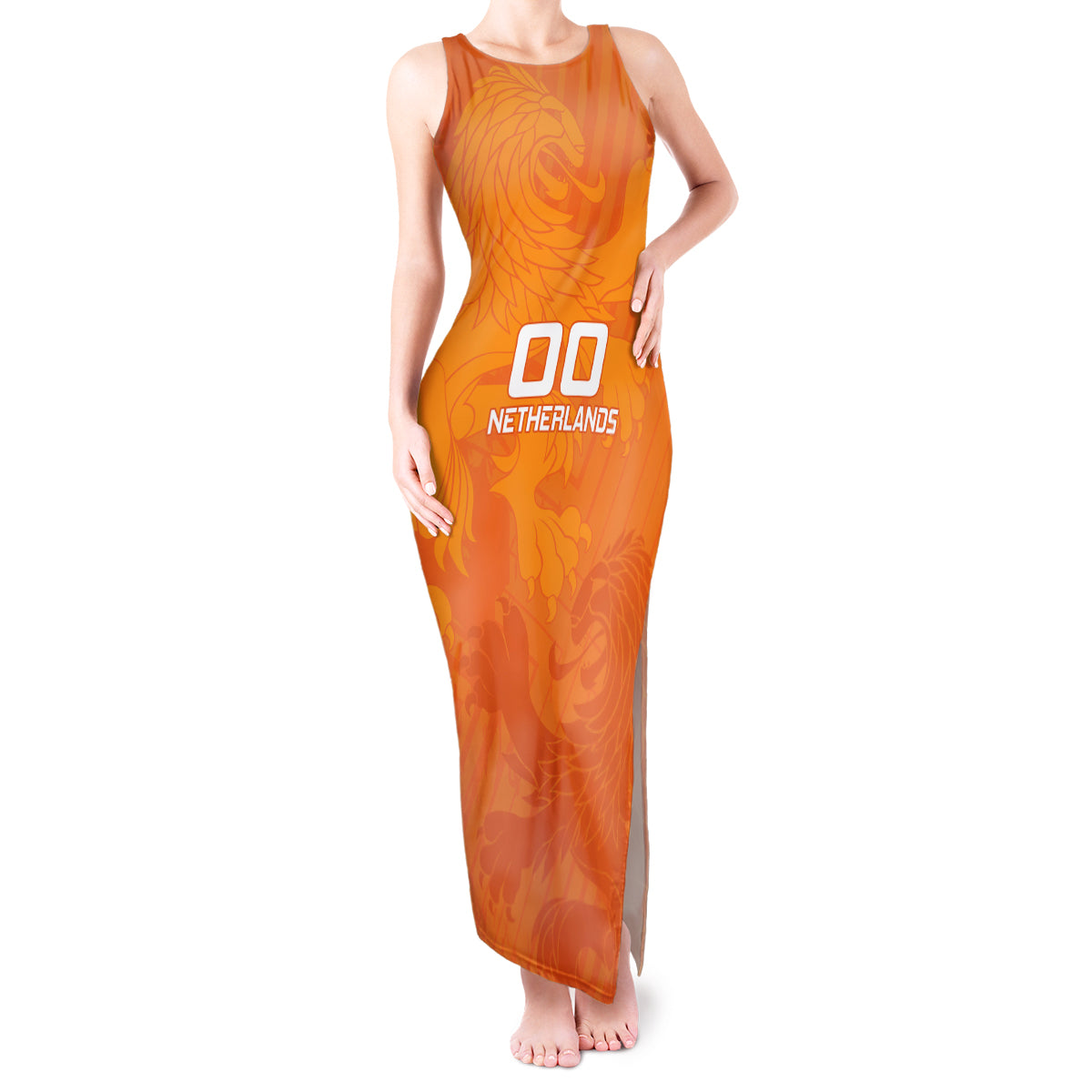 custom-netherlands-soccer-tank-maxi-dress-nederlands-vrouwenvoetbalelftal-go-world-cup-2023