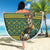 Custom South Africa Rugby Bokke Mascot Beach Blanket With Flag Style LT9 - Wonder Print Shop