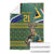 Custom South Africa Rugby Bokke Mascot Blanket With Flag Style