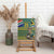 Custom South Africa Rugby Bokke Mascot Canvas Wall Art With Flag Style LT9 - Wonder Print Shop