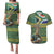 Custom South Africa Rugby Bokke Mascot Couples Matching Puletasi and Hawaiian Shirt With Flag Style LT9 - Wonder Print Shop