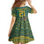 Custom South Africa Rugby Bokke Mascot Family Matching Long Sleeve Bodycon Dress and Hawaiian Shirt With Flag Style LT9 - Wonder Print Shop