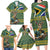 Custom South Africa Rugby Bokke Mascot Family Matching Long Sleeve Bodycon Dress and Hawaiian Shirt With Flag Style LT9 - Wonder Print Shop