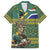 Custom South Africa Rugby Bokke Mascot Family Matching Long Sleeve Bodycon Dress and Hawaiian Shirt With Flag Style LT9 - Wonder Print Shop