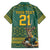 Custom South Africa Rugby Bokke Mascot Family Matching Long Sleeve Bodycon Dress and Hawaiian Shirt With Flag Style LT9 - Wonder Print Shop