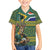 Custom South Africa Rugby Bokke Mascot Family Matching Long Sleeve Bodycon Dress and Hawaiian Shirt With Flag Style LT9 - Wonder Print Shop