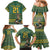 Custom South Africa Rugby Bokke Mascot Family Matching Mermaid Dress and Hawaiian Shirt With Flag Style LT9 - Wonder Print Shop