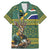 Custom South Africa Rugby Bokke Mascot Family Matching Mermaid Dress and Hawaiian Shirt With Flag Style LT9 - Wonder Print Shop