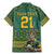 Custom South Africa Rugby Bokke Mascot Family Matching Mermaid Dress and Hawaiian Shirt With Flag Style LT9 - Wonder Print Shop