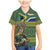 Custom South Africa Rugby Bokke Mascot Family Matching Mermaid Dress and Hawaiian Shirt With Flag Style LT9 - Wonder Print Shop