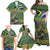 Custom South Africa Rugby Bokke Mascot Family Matching Off Shoulder Maxi Dress and Hawaiian Shirt With Flag Style LT9 - Wonder Print Shop