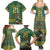 Custom South Africa Rugby Bokke Mascot Family Matching Summer Maxi Dress and Hawaiian Shirt With Flag Style - Wonder Print Shop