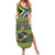 Custom South Africa Rugby Bokke Mascot Family Matching Summer Maxi Dress and Hawaiian Shirt With Flag Style - Wonder Print Shop