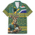 Custom South Africa Rugby Bokke Mascot Hawaiian Shirt With Flag Style - Wonder Print Shop