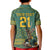 Custom South Africa Rugby Bokke Mascot Kid Polo Shirt With Flag Style - Wonder Print Shop