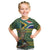 Custom South Africa Rugby Bokke Mascot Kid T Shirt With Flag Style - Wonder Print Shop