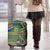 Custom South Africa Rugby Bokke Mascot Luggage Cover With Flag Style - Wonder Print Shop