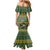 Custom South Africa Rugby Bokke Mascot Mermaid Dress With Flag Style - Wonder Print Shop