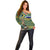 Custom South Africa Rugby Bokke Mascot Off Shoulder Sweater With Flag Style - Wonder Print Shop