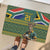 Custom South Africa Rugby Bokke Mascot Rubber Doormat With Flag Style - Wonder Print Shop