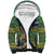 Custom South Africa Rugby Bokke Mascot Sherpa Hoodie With Flag Style - Wonder Print Shop