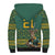 Custom South Africa Rugby Bokke Mascot Sherpa Hoodie With Flag Style - Wonder Print Shop