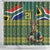 Custom South Africa Rugby Bokke Mascot Shower Curtain With Flag Style