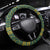 South Africa Rugby Bokke Mascot Steering Wheel Cover With Flag Style - Wonder Print Shop