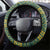 South Africa Rugby Bokke Mascot Steering Wheel Cover With Flag Style - Wonder Print Shop