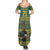 Custom South Africa Rugby Bokke Mascot Summer Maxi Dress With Flag Style - Wonder Print Shop