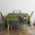 Custom South Africa Rugby Bokke Mascot Tablecloth With Flag Style - Wonder Print Shop