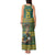 Custom South Africa Rugby Bokke Mascot Tank Maxi Dress With Flag Style - Wonder Print Shop