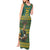 Custom South Africa Rugby Bokke Mascot Tank Maxi Dress With Flag Style - Wonder Print Shop