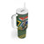 Custom South Africa Rugby Bokke Mascot Tumbler With Handle With Flag Style