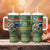 Custom South Africa Rugby Bokke Mascot Tumbler With Handle With Flag Style