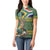 Custom South Africa Rugby Bokke Mascot Women Polo Shirt With Flag Style - Wonder Print Shop