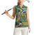 Custom South Africa Rugby Bokke Mascot Women Sleeveless Polo Shirt With Flag Style - Wonder Print Shop