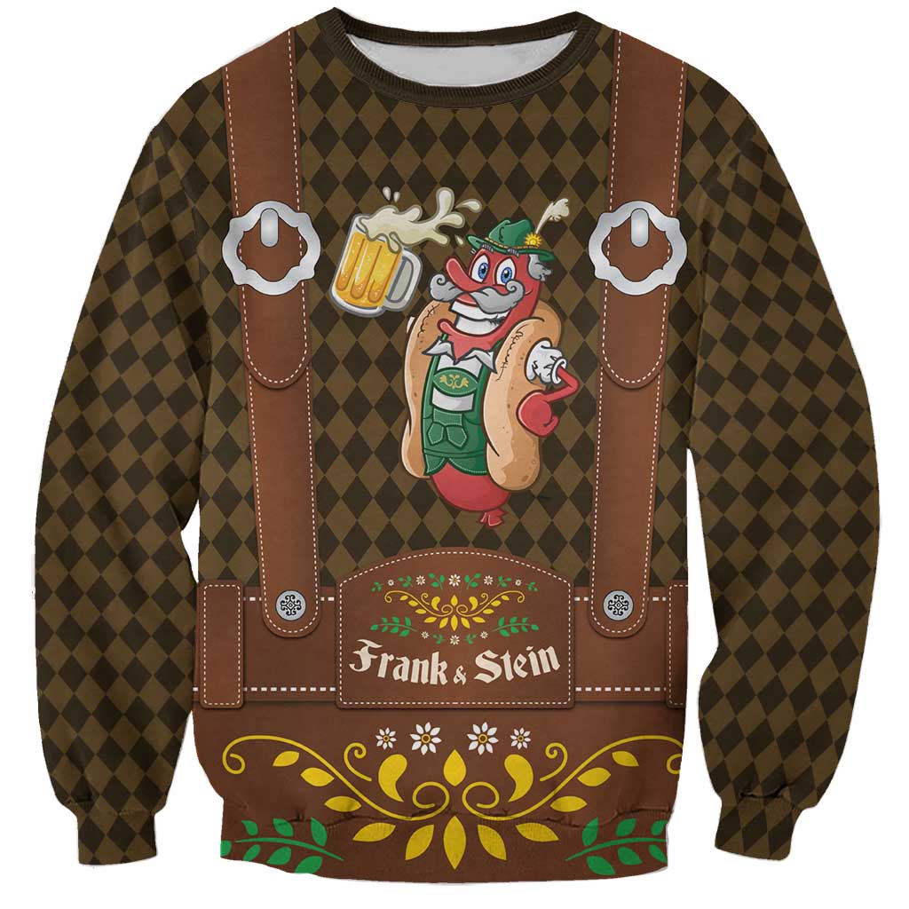 Frank & Stein Oktoberfest Sweatshirt Beer Festival German Bavarian - Wonder Print Shop