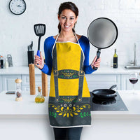 Lederhosen Oktoberfest Apron Bavarian Beer Time - Wonder Print Shop